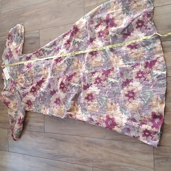 NWT JOHNNY WAS Calme Buttoned Boho Raglan Floral Slip Maxi Dress sz XS - Picture 6 of 11